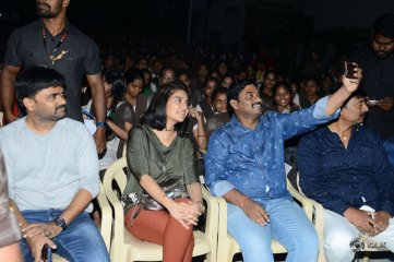 London Babulu Movie Team at KBN College Vijayawada